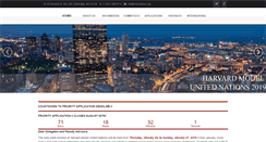Desktop Screenshot of harvardmun.org